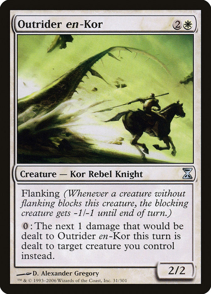 Outrider en-Kor [Time Spiral] MTG Single Magic: The Gathering    | Red Claw Gaming