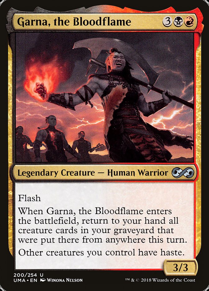 Garna, the Bloodflame [Ultimate Masters] MTG Single Magic: The Gathering    | Red Claw Gaming