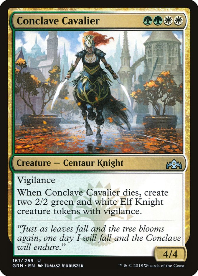 Conclave Cavalier [Guilds of Ravnica] MTG Single Magic: The Gathering    | Red Claw Gaming