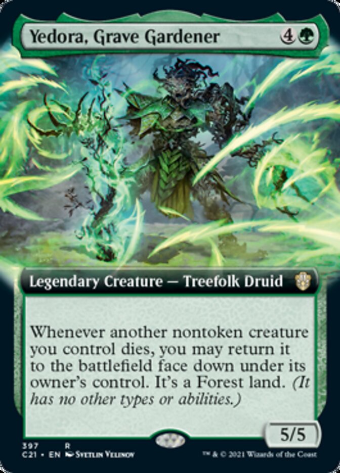 Yedora, Grave Gardener (Extended Art) [Commander 2021] MTG Single Magic: The Gathering    | Red Claw Gaming