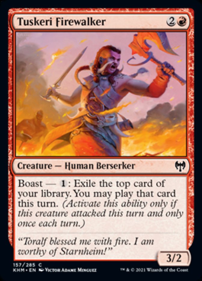 Tuskeri Firewalker [Kaldheim] MTG Single Magic: The Gathering    | Red Claw Gaming