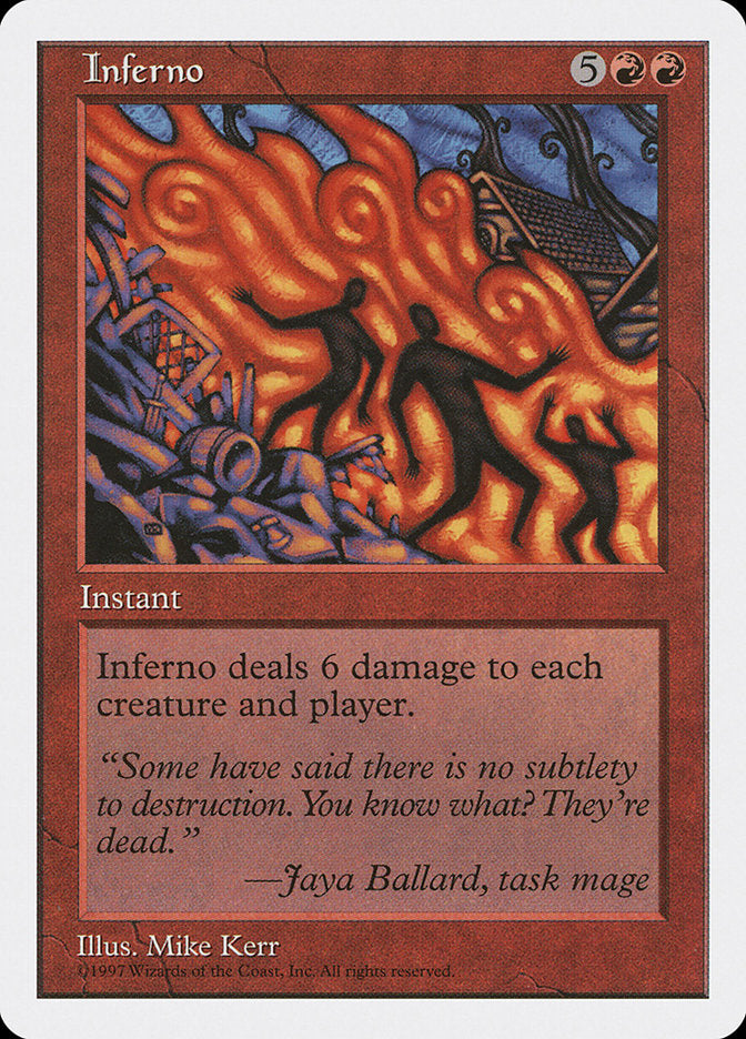 Inferno [Fifth Edition] MTG Single Magic: The Gathering    | Red Claw Gaming