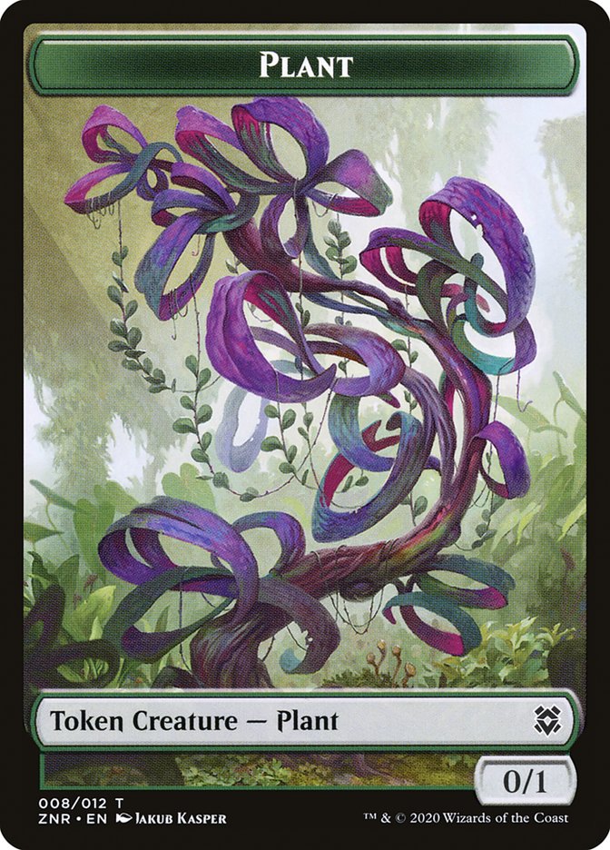 Plant Token [Zendikar Rising Tokens] MTG Single Magic: The Gathering    | Red Claw Gaming