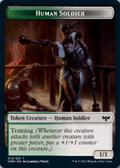 Insect // Human Soldier Double-Sided Token [Innistrad: Crimson Vow Tokens] MTG Single Magic: The Gathering    | Red Claw Gaming