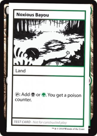 Noxious Bayou (2021 Edition) [Mystery Booster Playtest Cards] MTG Single Magic: The Gathering    | Red Claw Gaming