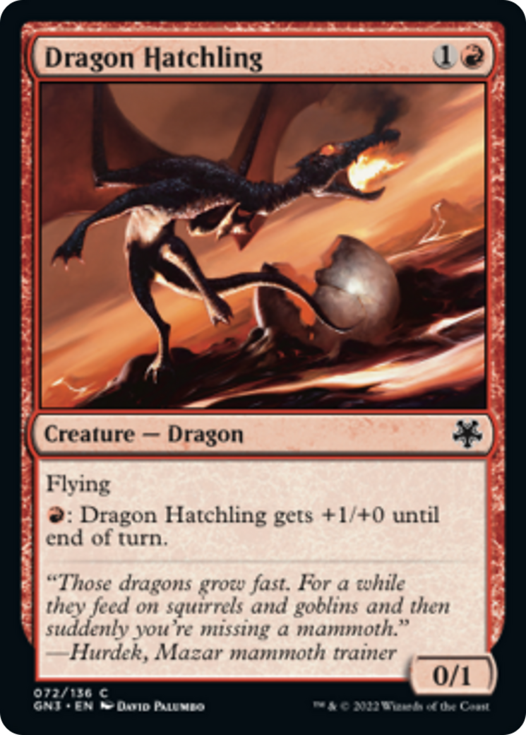 Dragon Hatchling [Game Night: Free-for-All] MTG Single Magic: The Gathering    | Red Claw Gaming