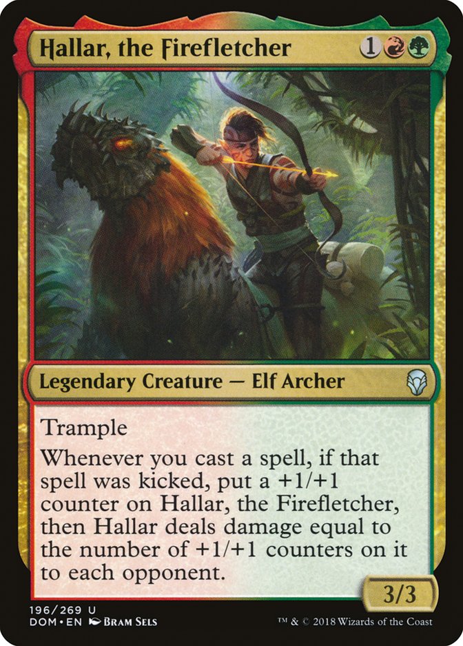 Hallar, the Firefletcher [Dominaria] MTG Single Magic: The Gathering    | Red Claw Gaming