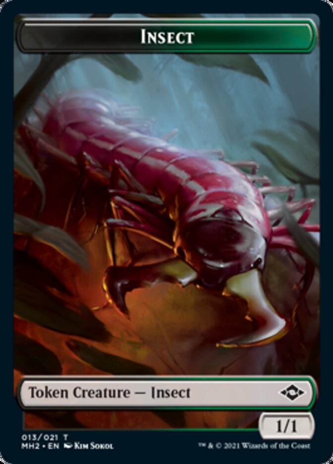 Insect Token [Modern Horizons 2 Tokens] MTG Single Magic: The Gathering    | Red Claw Gaming