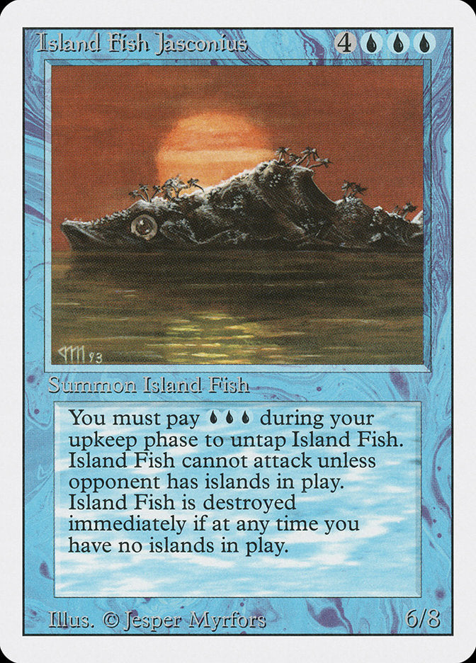 Island Fish Jasconius [Revised Edition] MTG Single Magic: The Gathering    | Red Claw Gaming