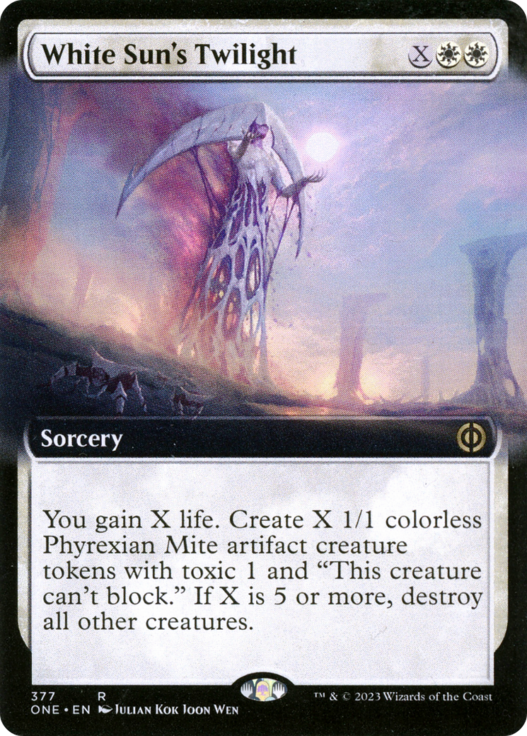 White Sun's Twilight (Extended Art) [Phyrexia: All Will Be One] MTG Single Magic: The Gathering    | Red Claw Gaming