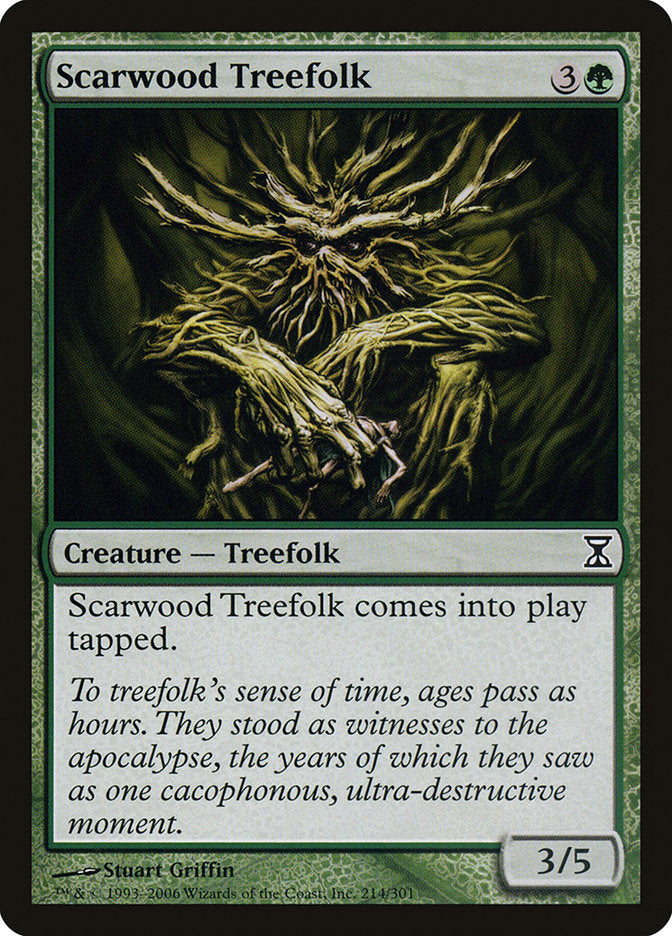 Scarwood Treefolk [Time Spiral] MTG Single Magic: The Gathering    | Red Claw Gaming