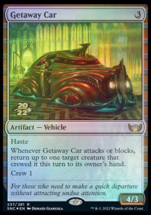 Getaway Car [Streets of New Capenna Prerelease Promos] MTG Single Magic: The Gathering    | Red Claw Gaming