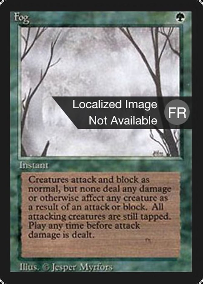 Fog [Foreign Black Border] MTG Single Magic: The Gathering    | Red Claw Gaming