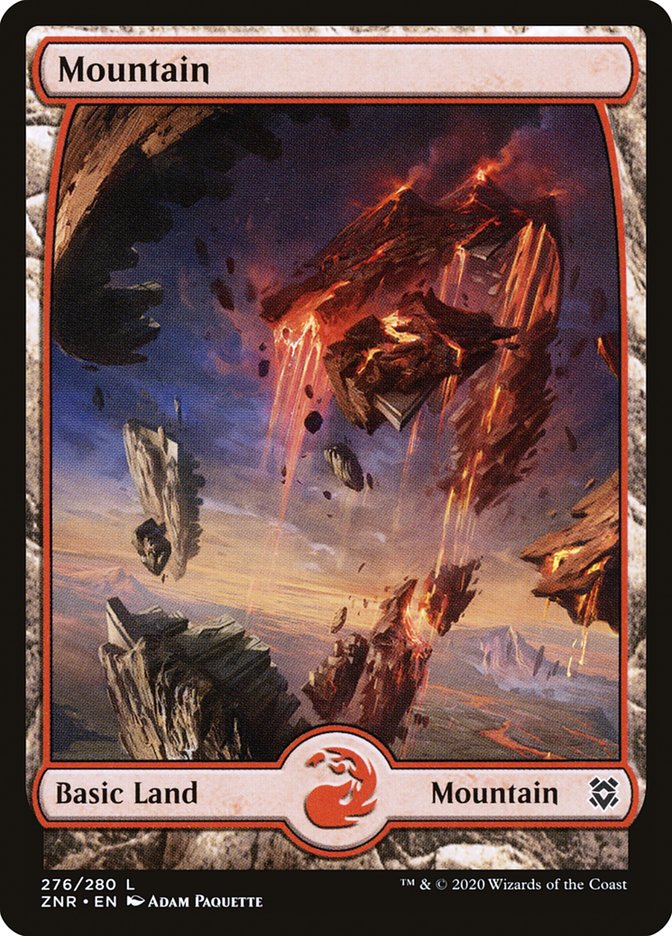 Mountain (276) [Zendikar Rising] MTG Single Magic: The Gathering    | Red Claw Gaming