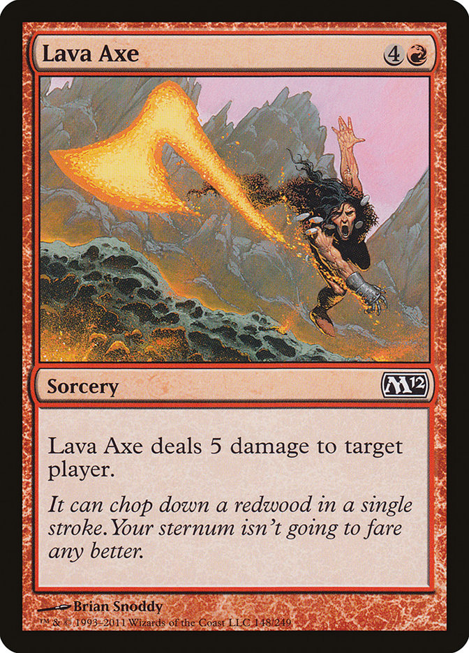 Lava Axe [Magic 2012] MTG Single Magic: The Gathering    | Red Claw Gaming