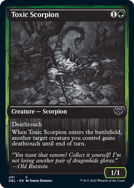 Toxic Scorpion [Innistrad: Double Feature] MTG Single Magic: The Gathering    | Red Claw Gaming