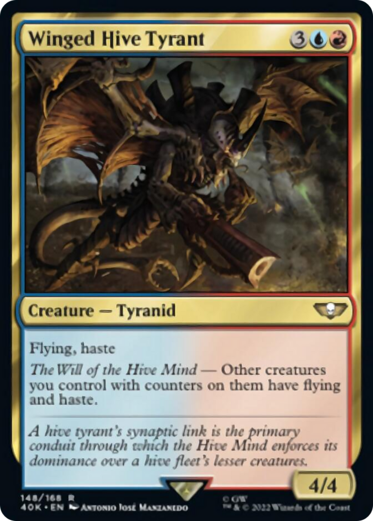 Winged Hive Tyrant [Warhammer 40,000] MTG Single Magic: The Gathering    | Red Claw Gaming