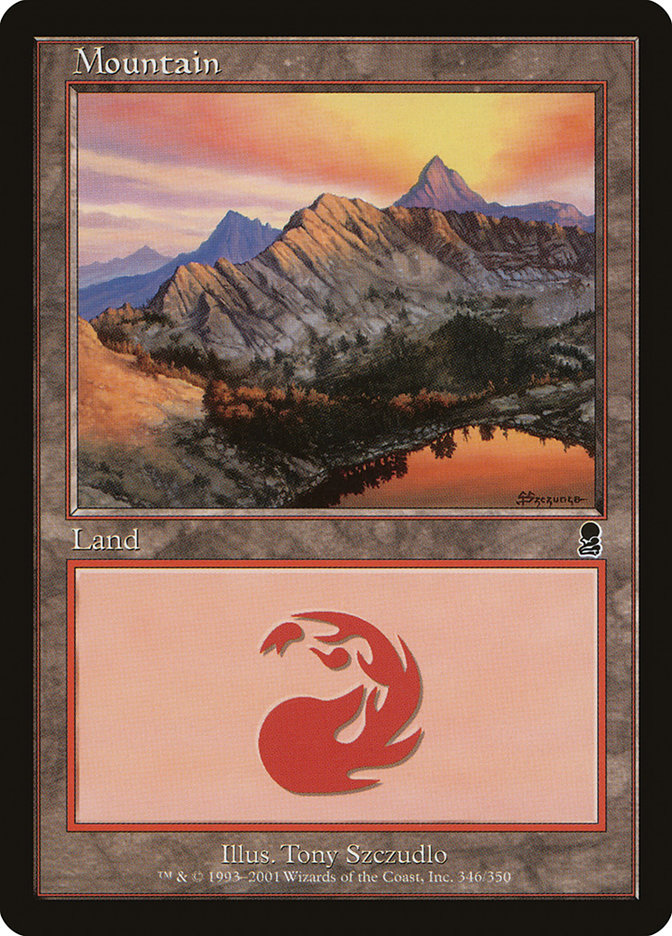 Mountain (346) [Odyssey] MTG Single Magic: The Gathering    | Red Claw Gaming