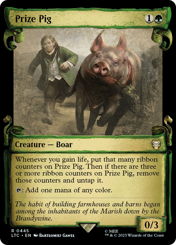 Prize Pig [The Lord of the Rings: Tales of Middle-Earth Commander Showcase Scrolls] MTG Single Magic: The Gathering    | Red Claw Gaming