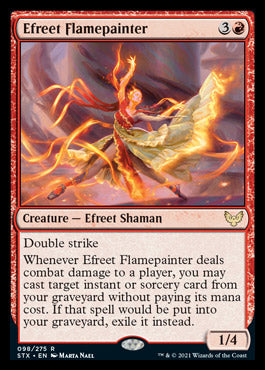 Efreet Flamepainter [Strixhaven: School of Mages] MTG Single Magic: The Gathering    | Red Claw Gaming