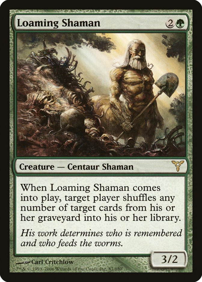 Loaming Shaman [Dissension] MTG Single Magic: The Gathering    | Red Claw Gaming