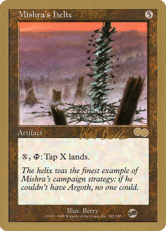 Mishra's Helix (Kai Budde) (SB) [World Championship Decks 1999] MTG Single Magic: The Gathering    | Red Claw Gaming