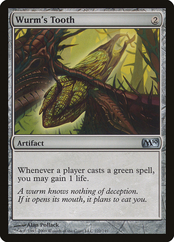 Wurm's Tooth [Magic 2010] MTG Single Magic: The Gathering    | Red Claw Gaming