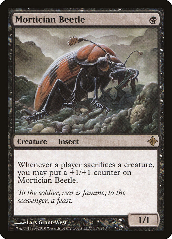 Mortician Beetle [Rise of the Eldrazi] MTG Single Magic: The Gathering    | Red Claw Gaming