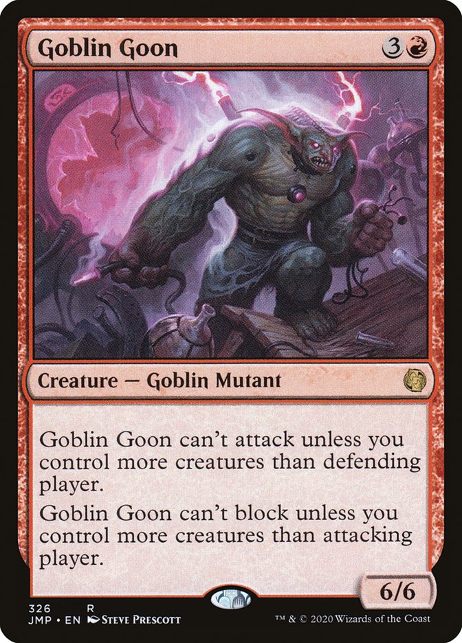 Goblin Goon [Jumpstart] MTG Single Magic: The Gathering    | Red Claw Gaming