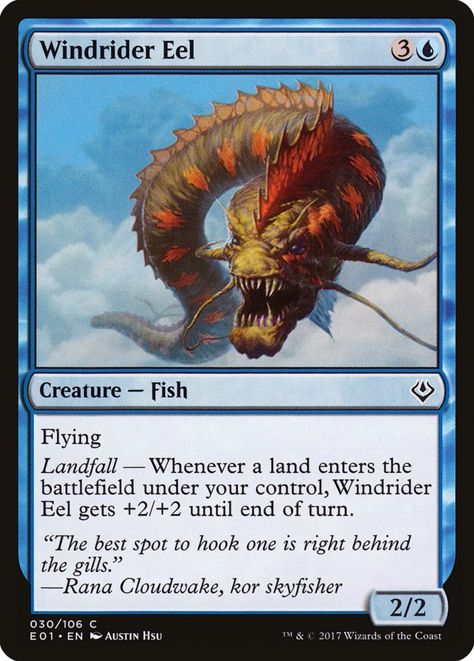 Windrider Eel [Archenemy: Nicol Bolas] MTG Single Magic: The Gathering    | Red Claw Gaming