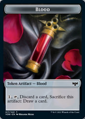 Blood // Spirit (002) Double-Sided Token [Innistrad: Crimson Vow Tokens] MTG Single Magic: The Gathering    | Red Claw Gaming