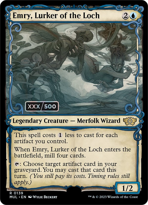 Emry, Lurker of the Loch (Serialized) [Multiverse Legends] MTG Single Magic: The Gathering    | Red Claw Gaming