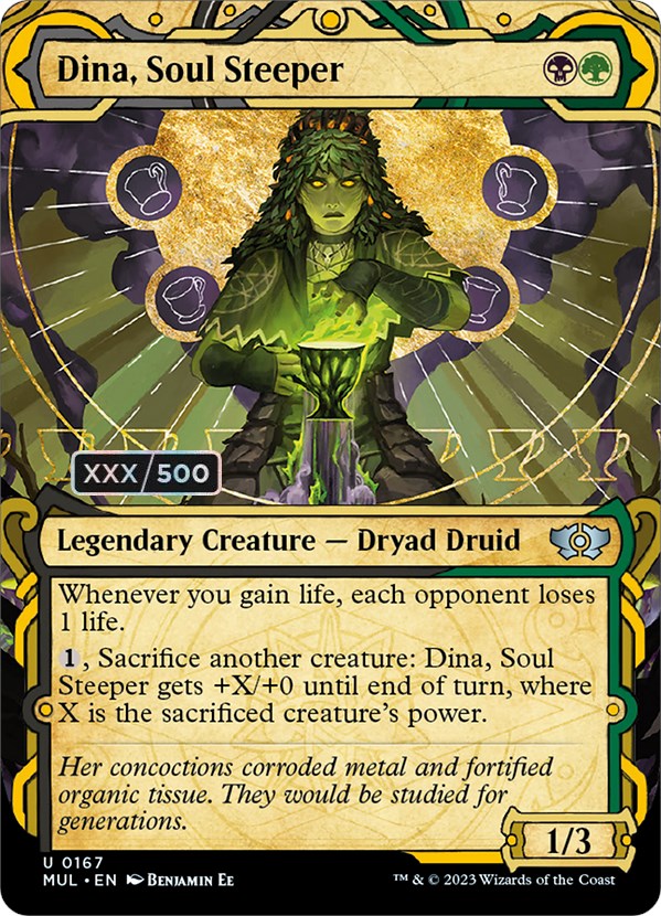 Dina, Soul Steeper (Serialized) [Multiverse Legends] MTG Single Magic: The Gathering    | Red Claw Gaming