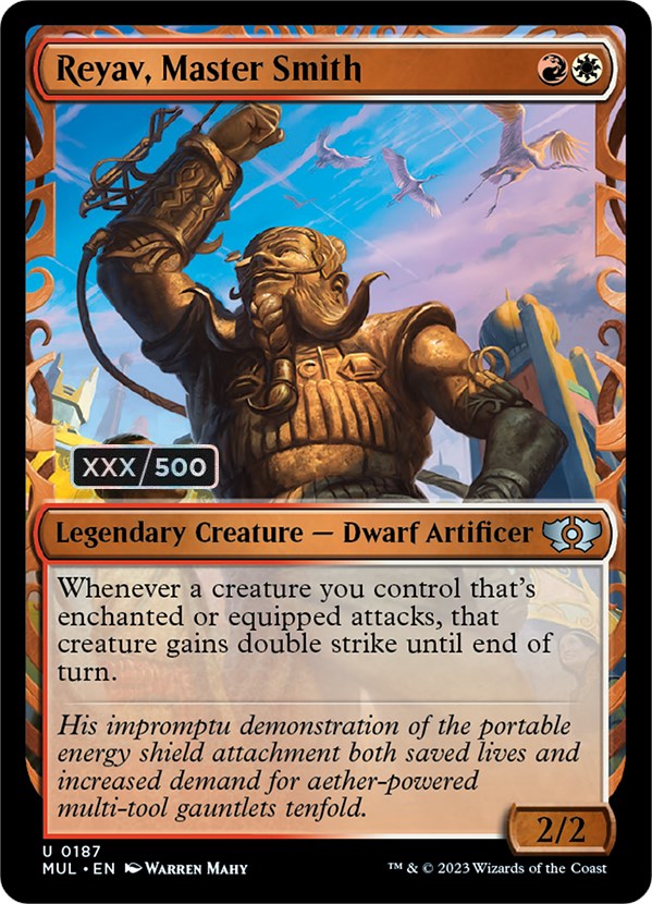 Reyav, Master Smith (Serialized) [Multiverse Legends] MTG Single Magic: The Gathering    | Red Claw Gaming