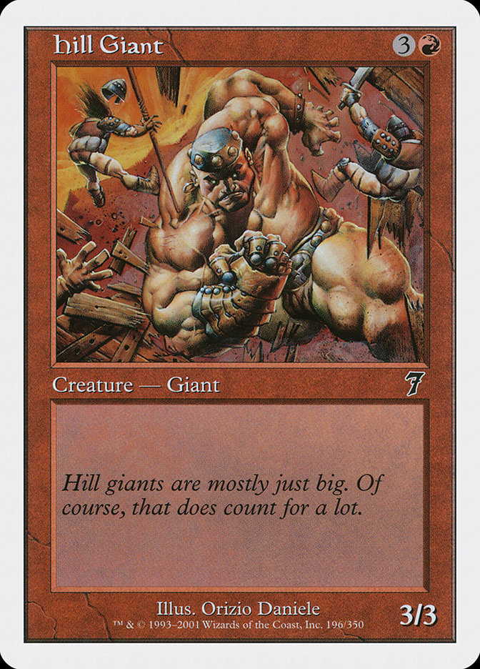 Hill Giant [Seventh Edition] MTG Single Magic: The Gathering    | Red Claw Gaming