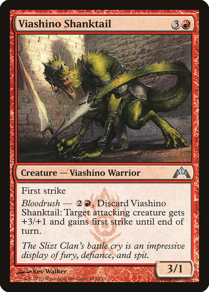 Viashino Shanktail [Gatecrash] MTG Single Magic: The Gathering    | Red Claw Gaming