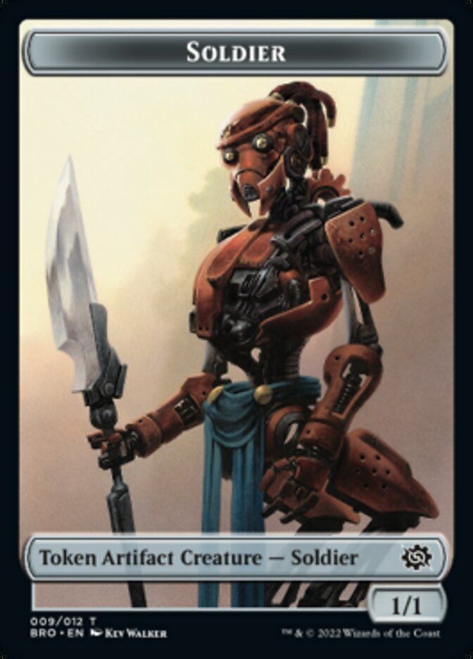 Soldier Token (009) [The Brothers' War Tokens] MTG Single Magic: The Gathering    | Red Claw Gaming