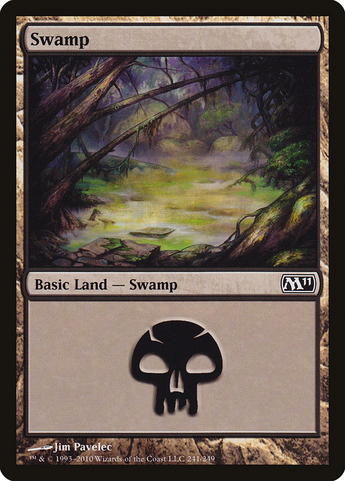 Swamp (241) [Magic 2011] MTG Single Magic: The Gathering    | Red Claw Gaming