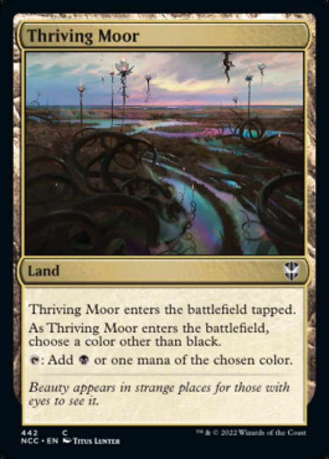 Thriving Moor [Streets of New Capenna Commander] MTG Single Magic: The Gathering    | Red Claw Gaming