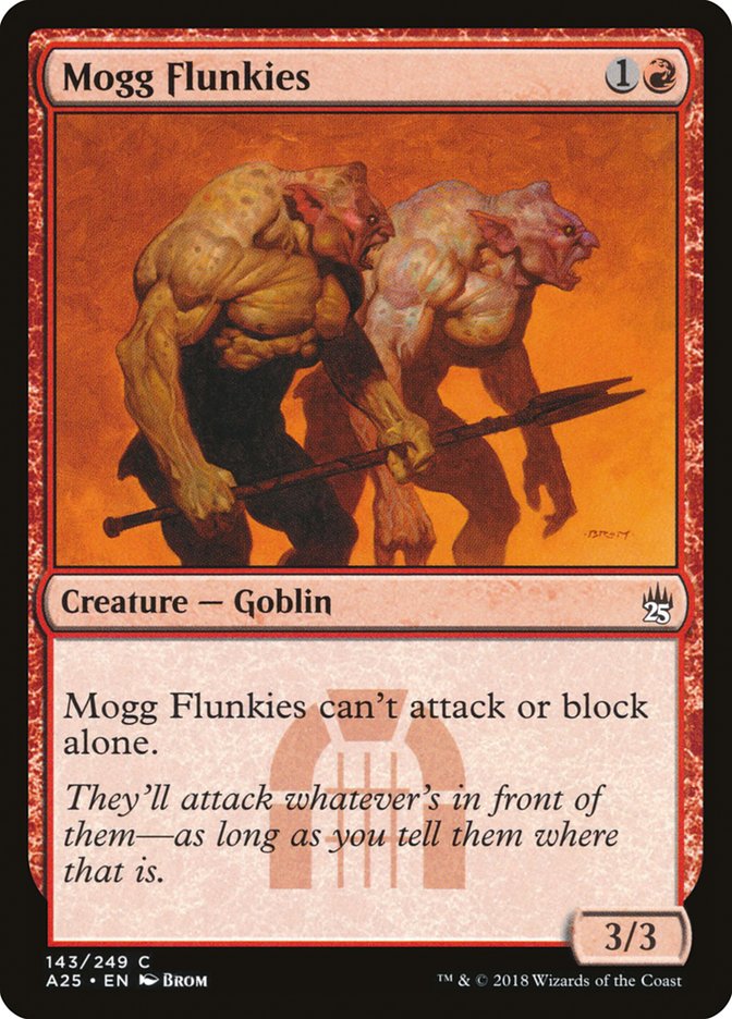 Mogg Flunkies [Masters 25] MTG Single Magic: The Gathering    | Red Claw Gaming