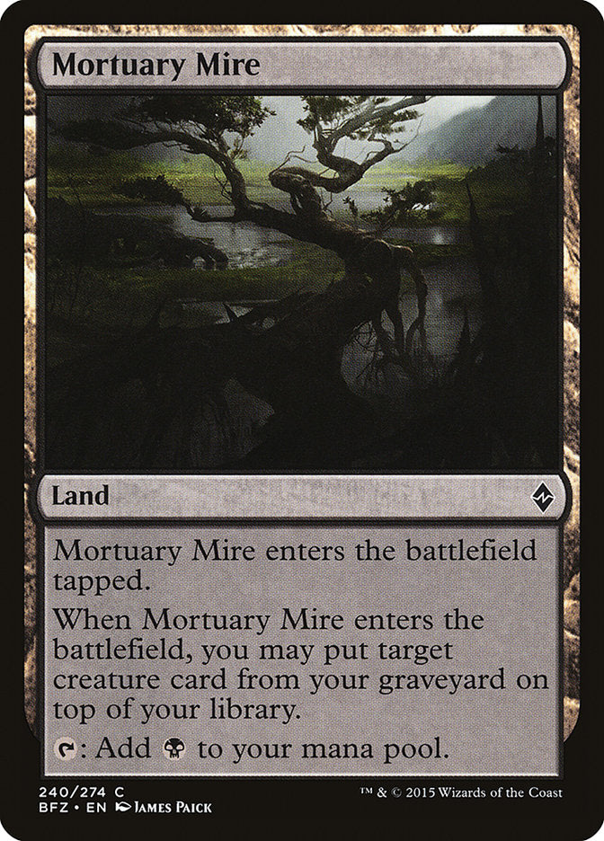 Mortuary Mire [Battle for Zendikar] MTG Single Magic: The Gathering    | Red Claw Gaming