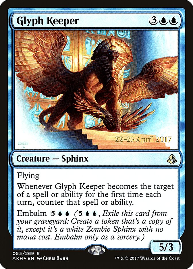 Glyph Keeper [Amonkhet Prerelease Promos] MTG Single Magic: The Gathering    | Red Claw Gaming