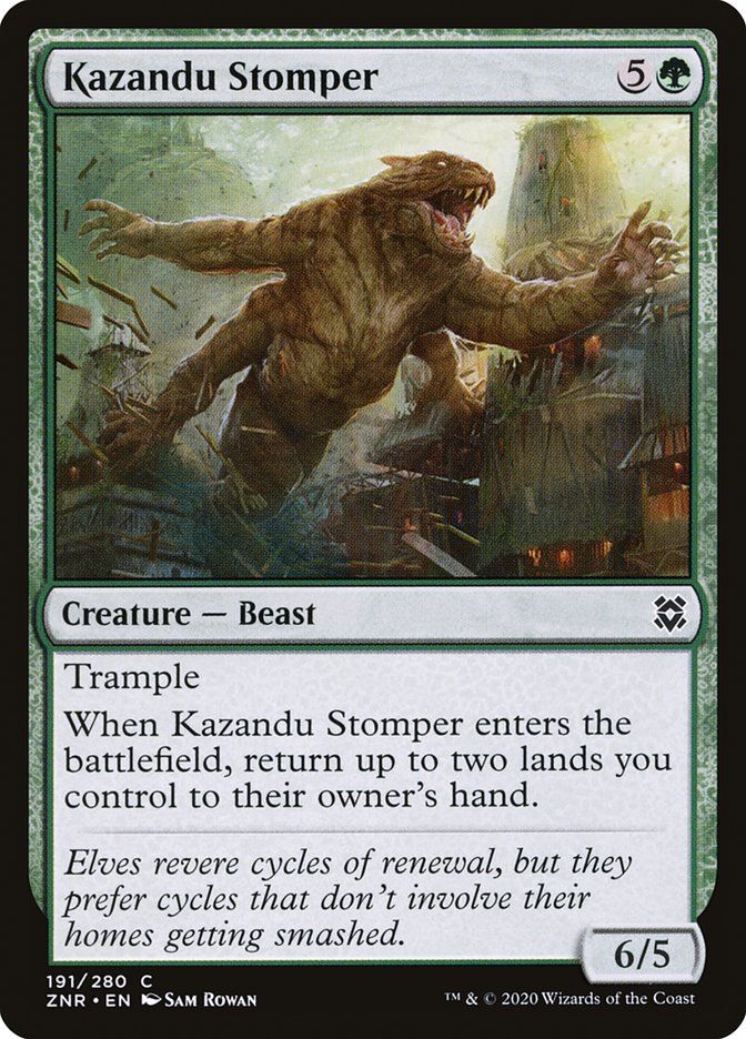 Kazandu Stomper [Zendikar Rising] MTG Single Magic: The Gathering    | Red Claw Gaming