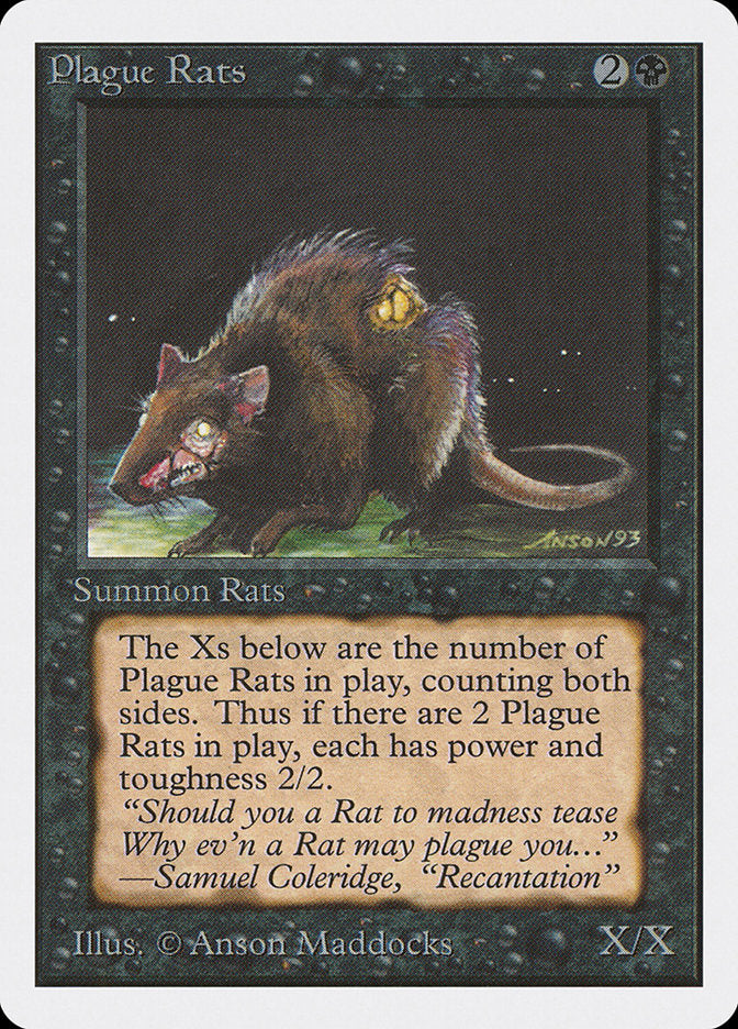 Plague Rats [Unlimited Edition] MTG Single Magic: The Gathering    | Red Claw Gaming