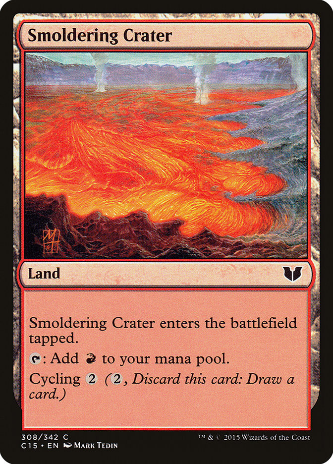 Smoldering Crater [Commander 2015] MTG Single Magic: The Gathering    | Red Claw Gaming