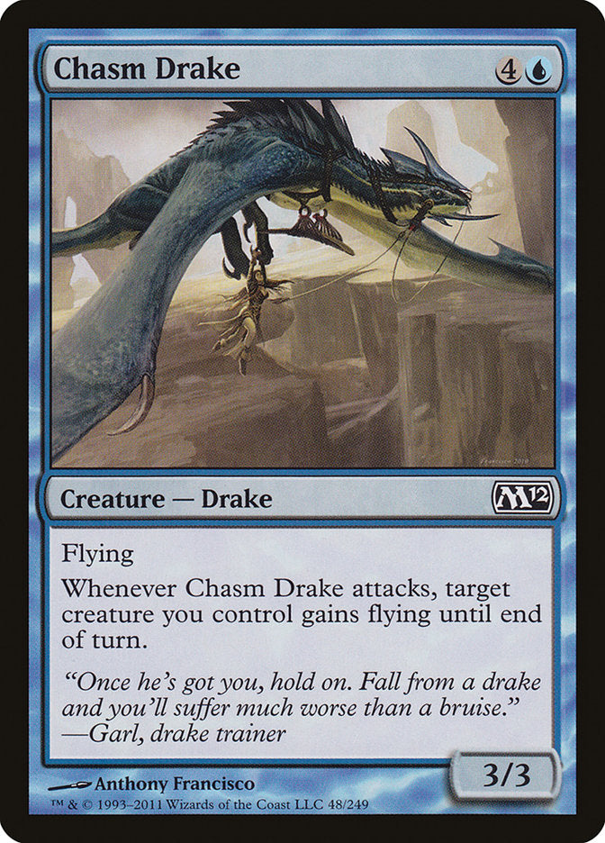 Chasm Drake [Magic 2012] MTG Single Magic: The Gathering    | Red Claw Gaming