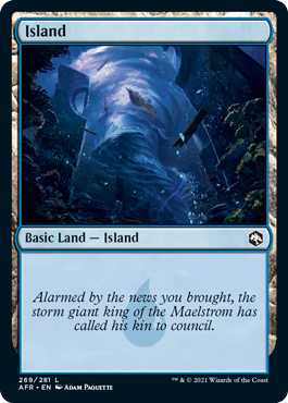 Island (269) [Dungeons & Dragons: Adventures in the Forgotten Realms] MTG Single Magic: The Gathering    | Red Claw Gaming