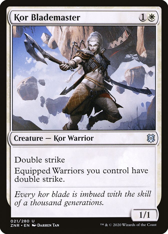 Kor Blademaster [Zendikar Rising] MTG Single Magic: The Gathering    | Red Claw Gaming