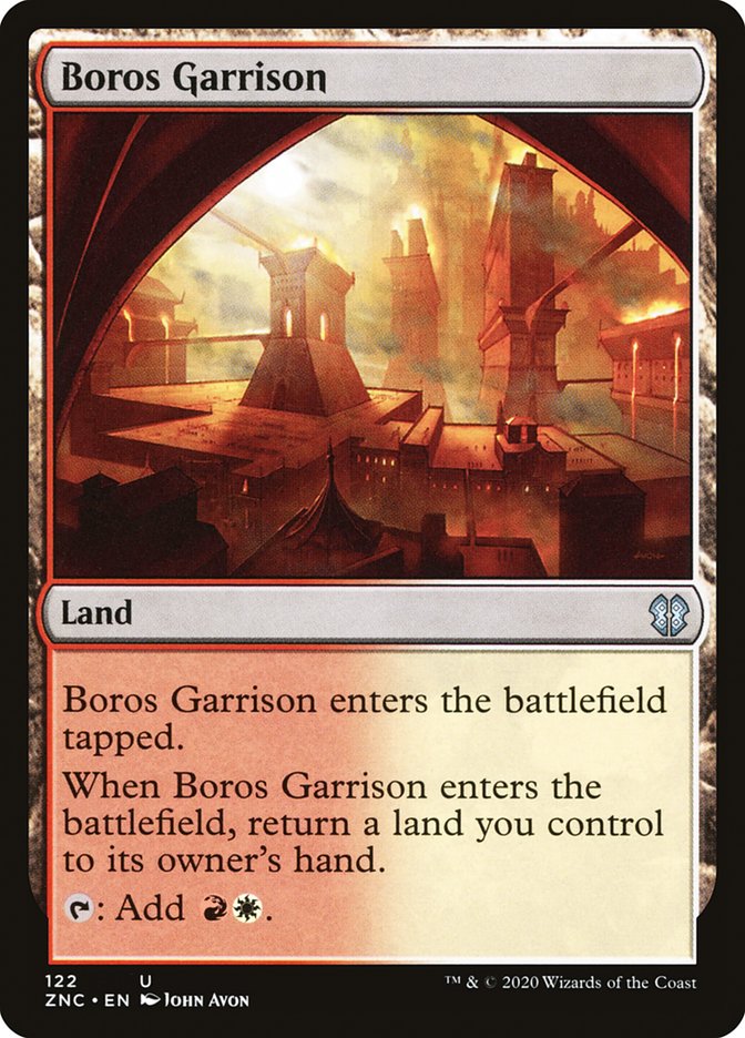 Boros Garrison [Zendikar Rising Commander] MTG Single Magic: The Gathering    | Red Claw Gaming