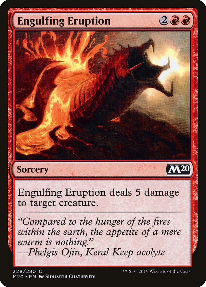 Engulfing Eruption [Core Set 2020] MTG Single Magic: The Gathering    | Red Claw Gaming